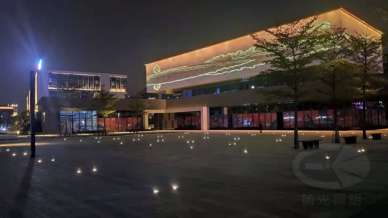 產業(yè)園區(qū)燈光工程夜景圖