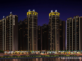 廣東汕頭萬豪南灣樓體亮化工程