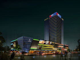 東莞中正模具寫(xiě)字樓樓體亮化工程