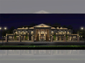 上海復(fù)地慈溪金輪外立面照明設(shè)計