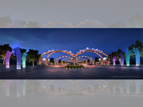 汕頭方特歡樂(lè)世界花卉大道景觀照明