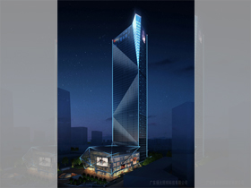 東莞嘉宏振興大廈建筑夜景照明設(shè)計