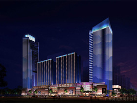 湛江榮盛中央廣場(chǎng)亮化工程